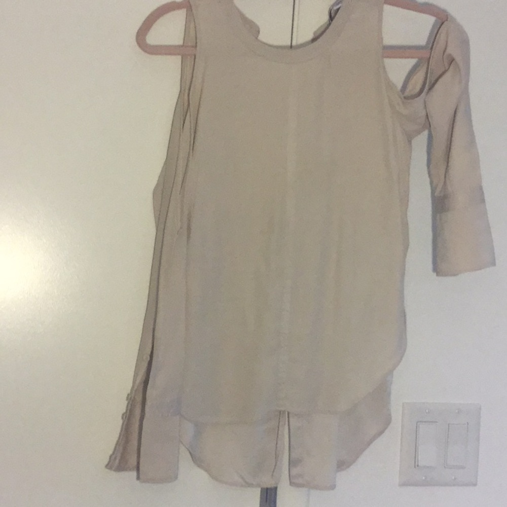 Elizabeth and James off Shoulder silk top
